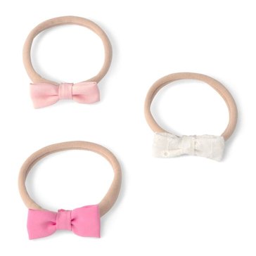Carter's Baby Girls Bow Headwrap, 3-Pack