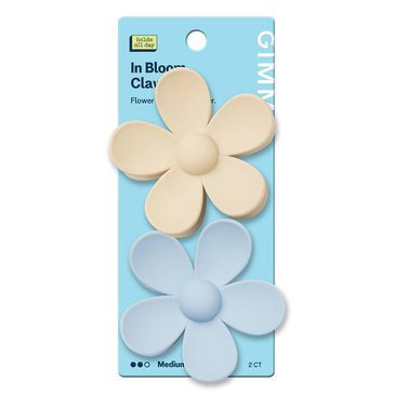 Gimme Beauty Medium Density Hair Flower Claw Clips, 2-Count