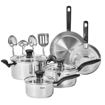 T-Fal Essentials Pro Stainless Steel 12-Piece Cookware Set