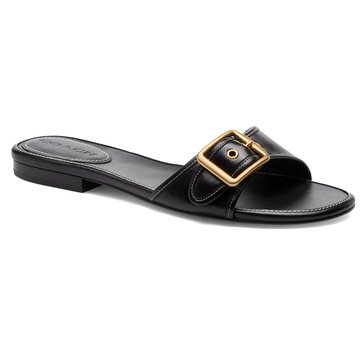 Coach Women's Margot Flat Leather Sandal