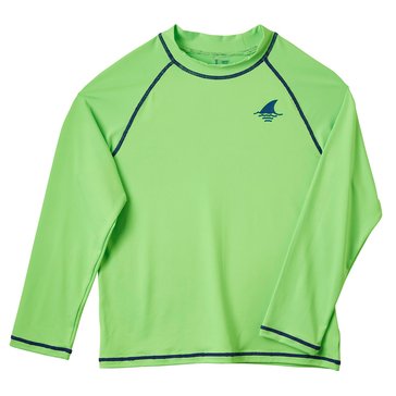 iXtreme Big Boys' Hi Vis Shark Rashguard Top