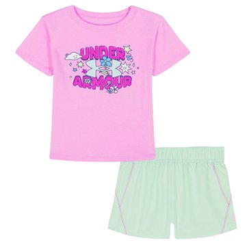 Under Armour Little Girls' Tech Woven Short Set