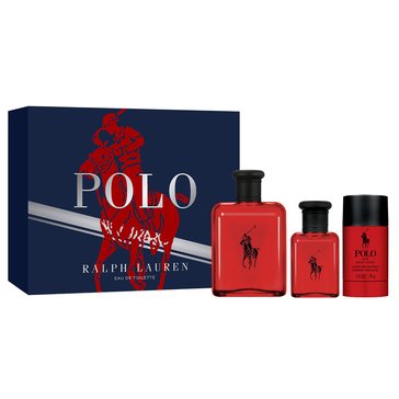Ralph Lauren Polo Red Eau De Toilette 3-Piece Set