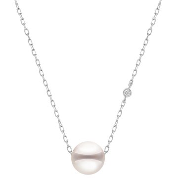 Imperial Freshwater Cultured Pearl and Diamond Accent Necklace