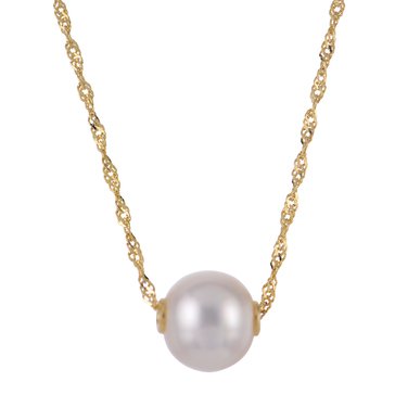 Imperial Freshwater Cultured Pearl Solitaire Necklace