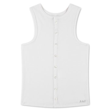 Abercrombie & Fitch Big Girls' Faux Button Through Tank Top