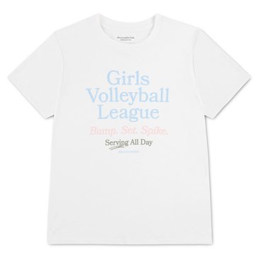 Abercrombie & Fitch Big Girls' Volleyball League Oversize Tee