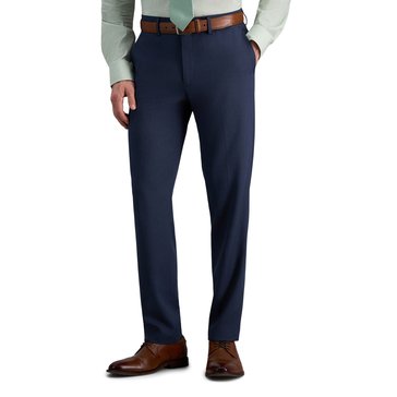Haggar Men's Slim Fit Melange Twill Dress Pants