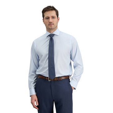 Haggar Men's Classic Fit Premium Comfort Long Sleeve Dress Shirt