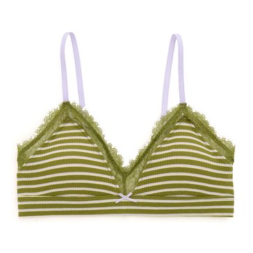 Aerie Women's Superchill Cotton Ribbed Triangle Bralette