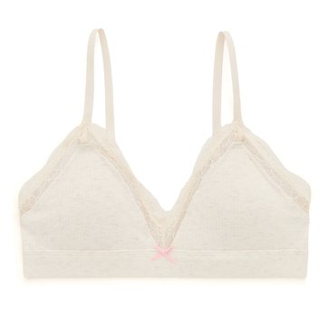 Aerie Women's Superchill Cotton Ribbed Solid Triangle Bralette