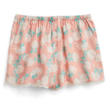 Yarn & Sea Women's Lace Trim Sleep Shorts