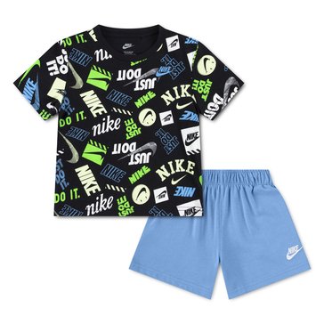 Nike Toddler Boys' Nike Sportswear ITZ All Over Print Jersey Short Set
