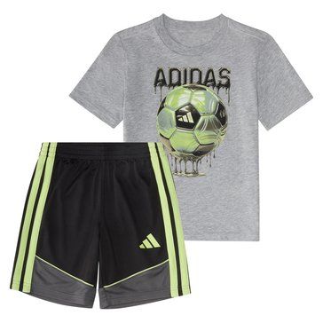 Adidas Infant Boys' Colorblock Short Set