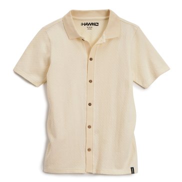 Tony Hawk Little Boys' Textured Knit Vacation Shirt