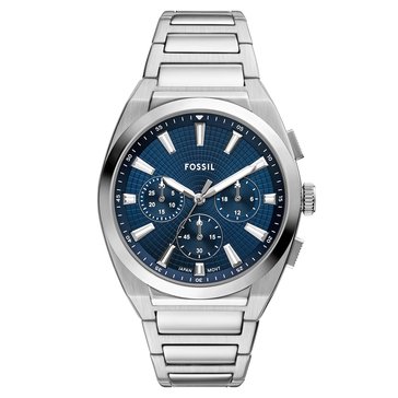 Fossil Men's Everett Stainless Steel Chronograph Watch