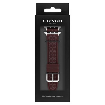Coach Women's Currant Signature Apple Watch Band