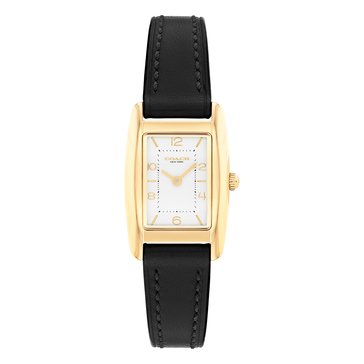 Coach Womens Reese Leather Strap Watch