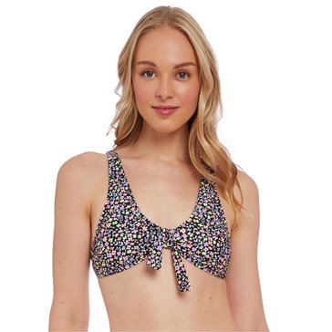 Cyn & Luca Women's Tie Front Bikini Top
