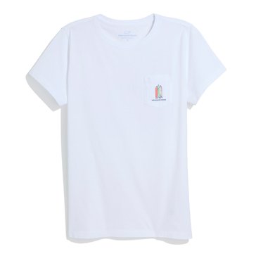 Vineyard Vines Women's Short Sleeve Pocket Tee