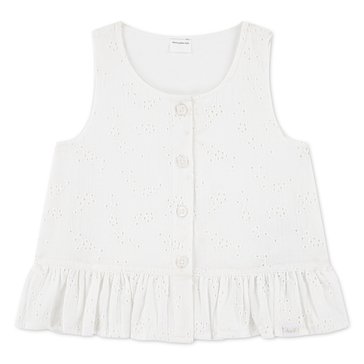 Abercrombie & Fitch Toddler Girls' Button Peplum Tank
