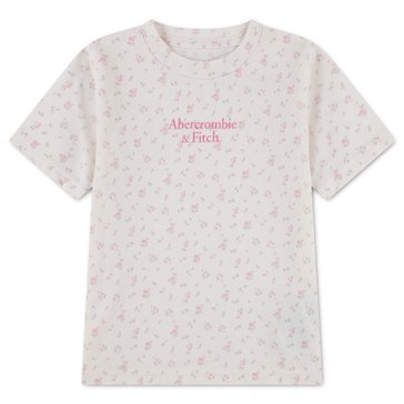 Abercrombie & Fitch Toddler Girls' Printed Logo Classic Crew