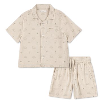 Abercrombie & Fitch Toddler Boys' Linen Short Set