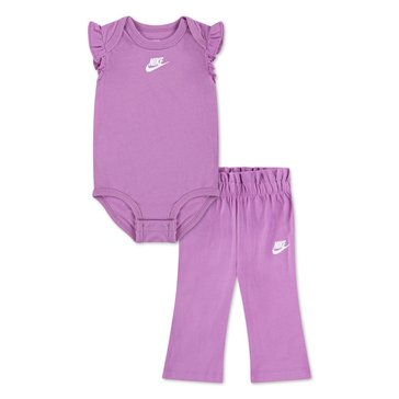Nike Baby Girls' Paperbag Waist Pant and Bodysuit Set