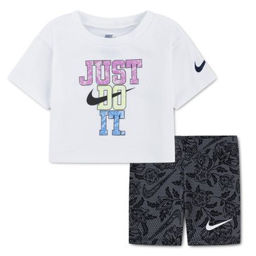 Nike Baby Girls' Lace It Up Bike Short Set