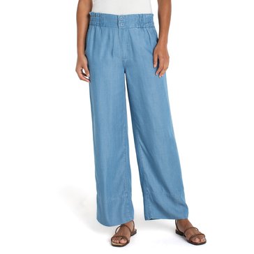 Liverpool Women's Paperbag Pull-On Jeans