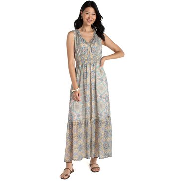 Liverpool Women's Smocked Waist Maxi Dress