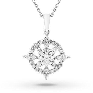 Evernorth 1 cttw Lab Grown Diamond Compass Pendant