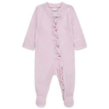 Abercrombie & Fitch Baby Girls' Footed Pointelle Coverall