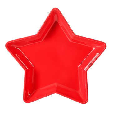 Gibson Home 12-Inch Star Shaped Serving Platter