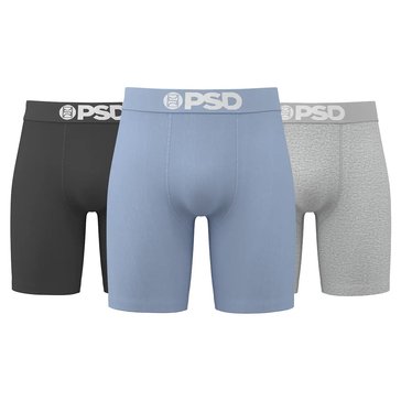 PSD Mens Cotton Boxer Brief, 3-Pack