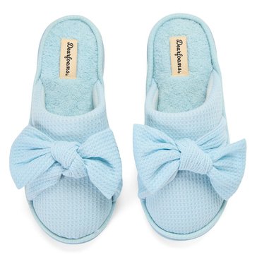 Dearfoams Women's Farah Twist Bow Scuff