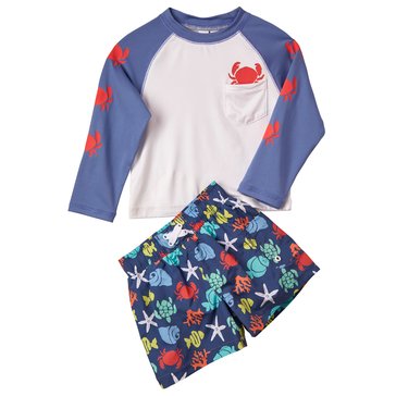 Wippette Infant Boys' Sea Creature Long Sleeve Rashguard Set