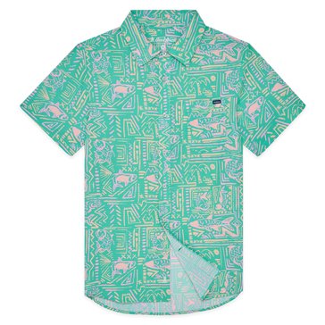 Chubbies Men's The Pyramid Poolside Breezetech Friday Short Sleeve Shirt