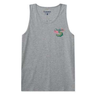 Chubbies Men's The Gatorglade Non Pocket Graphic Tank