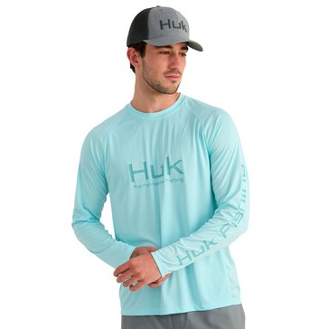Huk Men's Pursuit Long Sleeve Crew Shirt