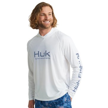Huk Men's Pursuit Long Sleeve Pullover Hoodie Knit Top