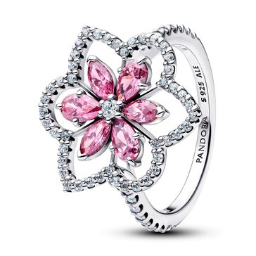 Pandora Double Flower Cocktail Ring