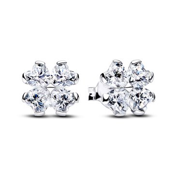 Pandora Sparkling Lucky Clover Stud Earrings