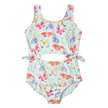 Pink Platinum Toddler Girls' Butterfly One Piece Swimsuit