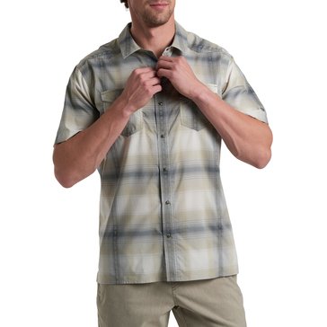 Kuhl Men's Konquer Plaid Snap Front Western Short Sleeve Shirt