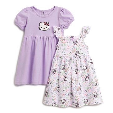 Hello Kitty Baby Girls' Dresses, 2-Pack