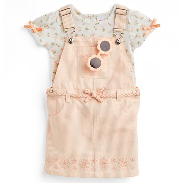 Little Lass Toddler Girls' Printed Jumper and Sunglass Set 