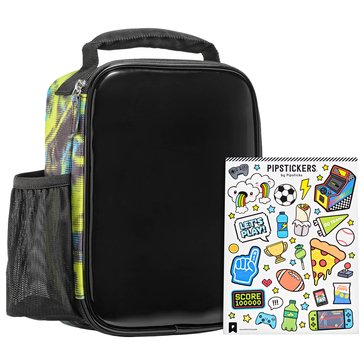 Fit & Fresh Pipstickers Neon Splash Lunch Bag