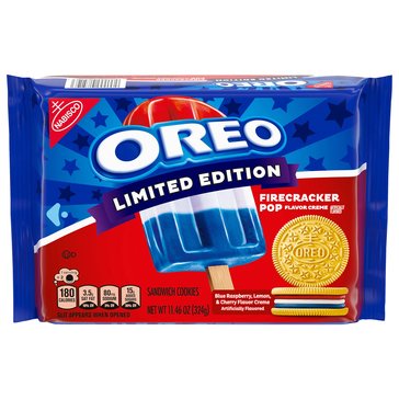 Oreo Firecracker Pop Sandwich Cookies, 11.46oz