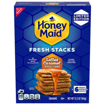 Honey Maid Fresh Stacks Salted Caramel Crackers, 12.3oz